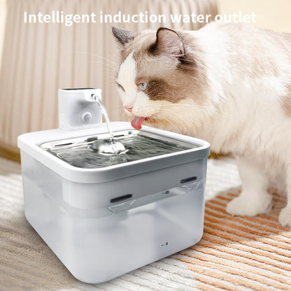 Intelligenter Induktions-Wasserspender für Hunde und Katzen – Kabellos & Wiederaufladbar